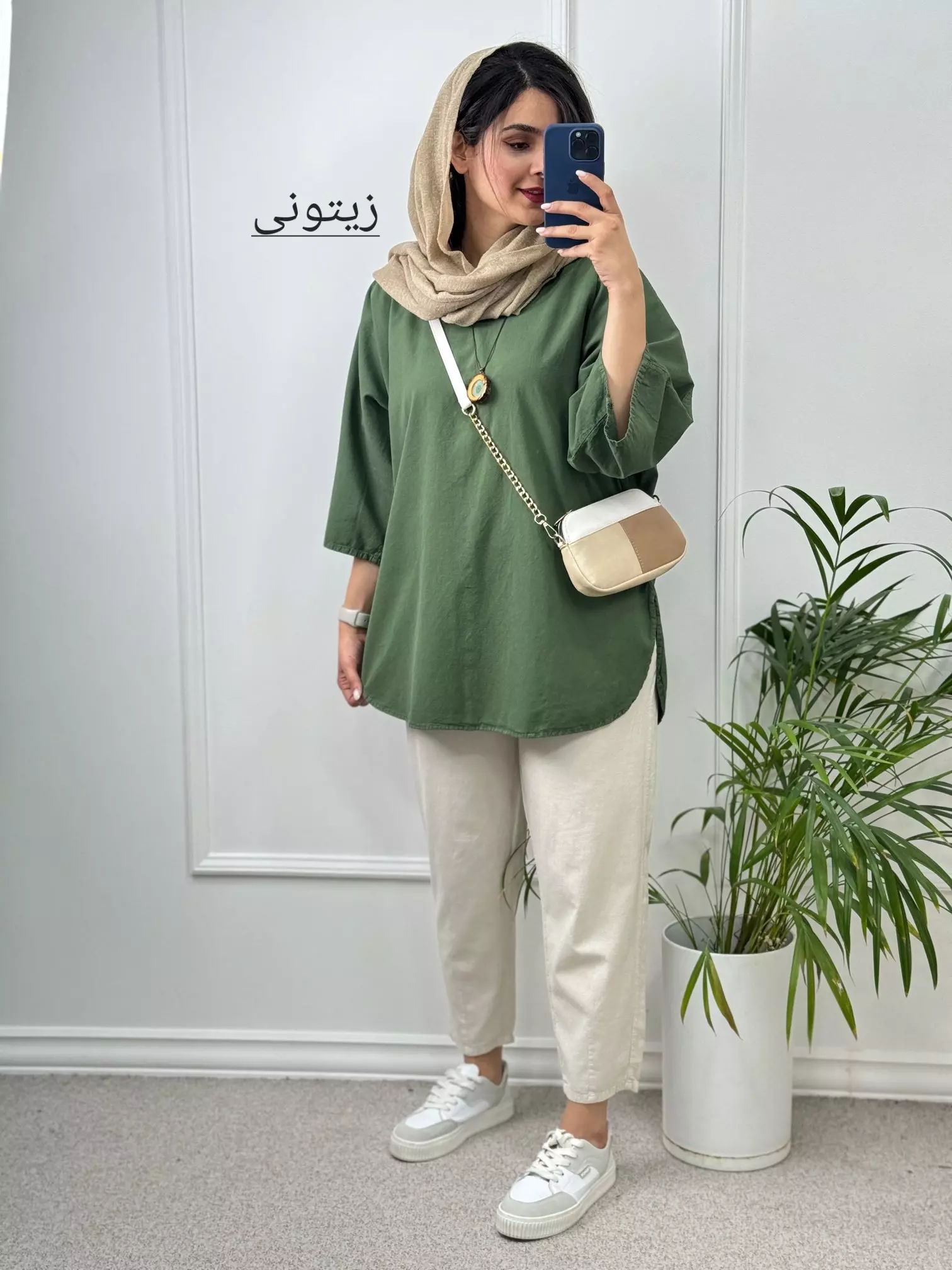 مانتو لینن دلبر( دارای ایراد جزئی )